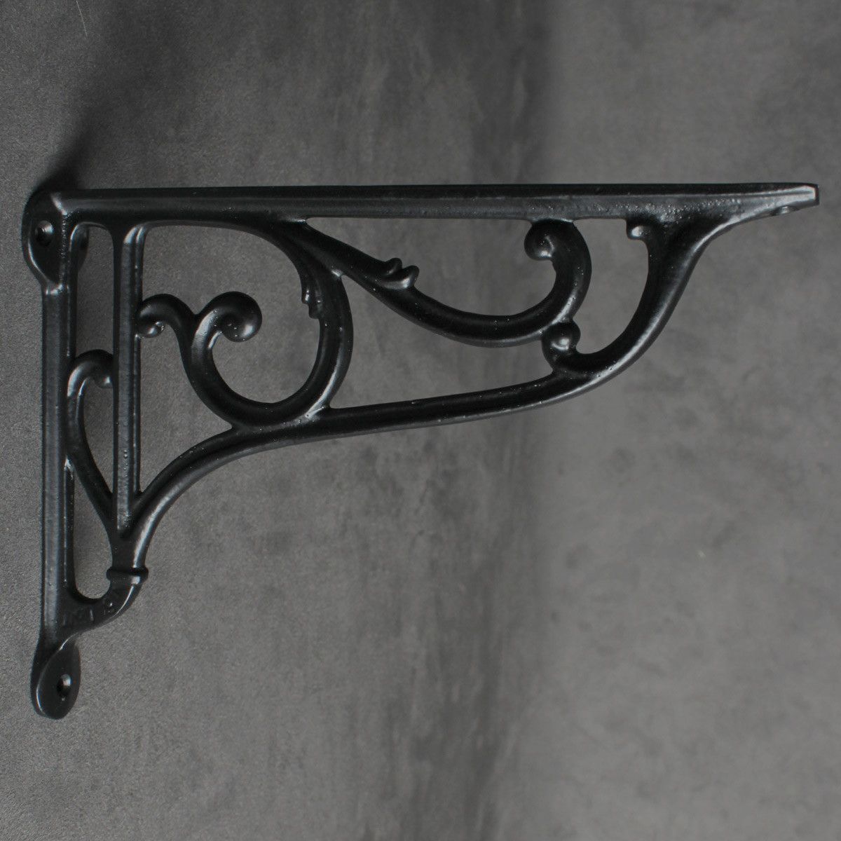 10 Inch Victorian Scroll Cast Iron Shelf Bracket-9 - 10" Shelf Brackets-Yester Home