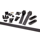 100kg Black Sliding Door Hardware Kit (3m Track) | From The Anvil - Sliding Door Hardware - From The Anvil - Yester Home