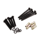 100kg Black Sliding Door Hardware Kit (3m Track) | From The Anvil-Sliding Door Hardware-Yester Home