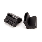 100kg Black (Top Mount) Sliding Door Hardware Kit (2m Track) | From The Anvil-Sliding Door Hardware-Yester Home