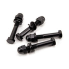 100kg Black (Top Mount) Sliding Door Hardware Kit (2m Track) | From The Anvil-Sliding Door Hardware-Yester Home