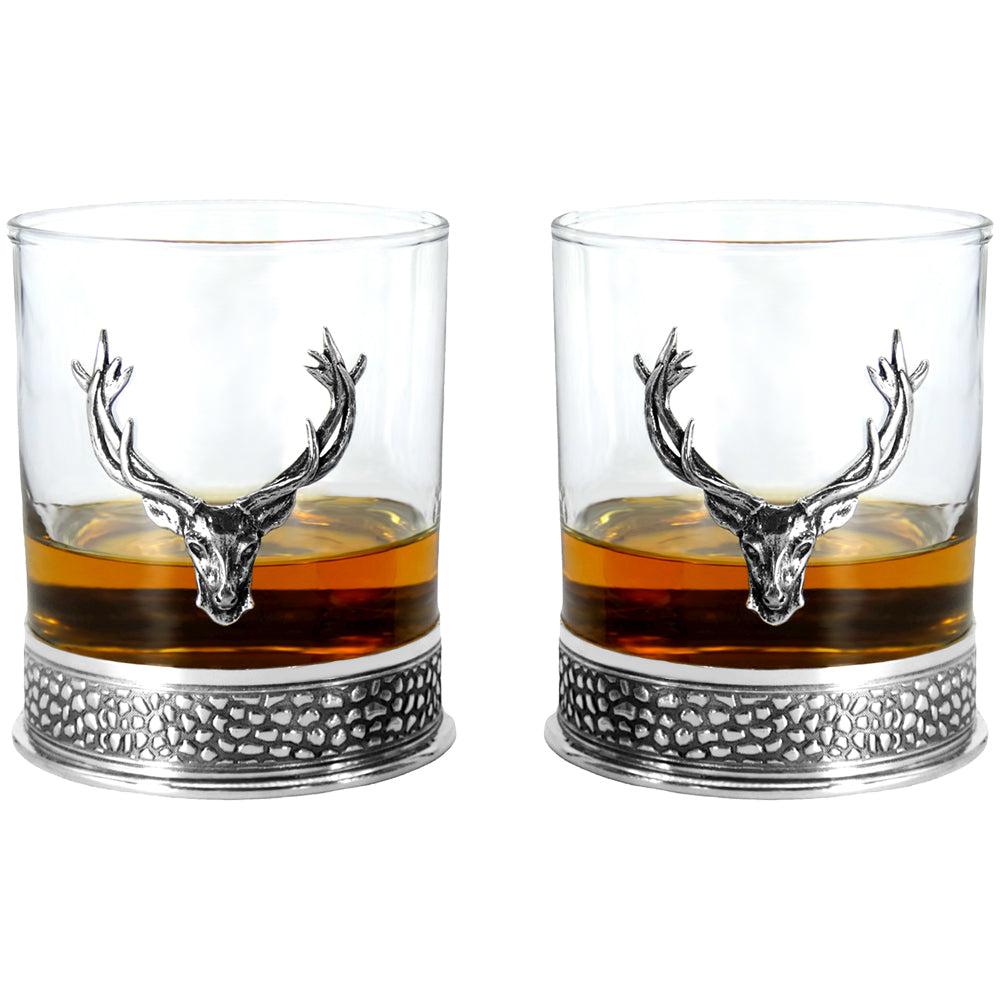 11oz Regal Stag Double Tumbler - Tumblers - English Pewter Company - Yester Home