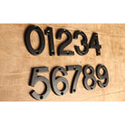 3" House Numbers Railway Style · Black ·-House Numbers-Yester Home