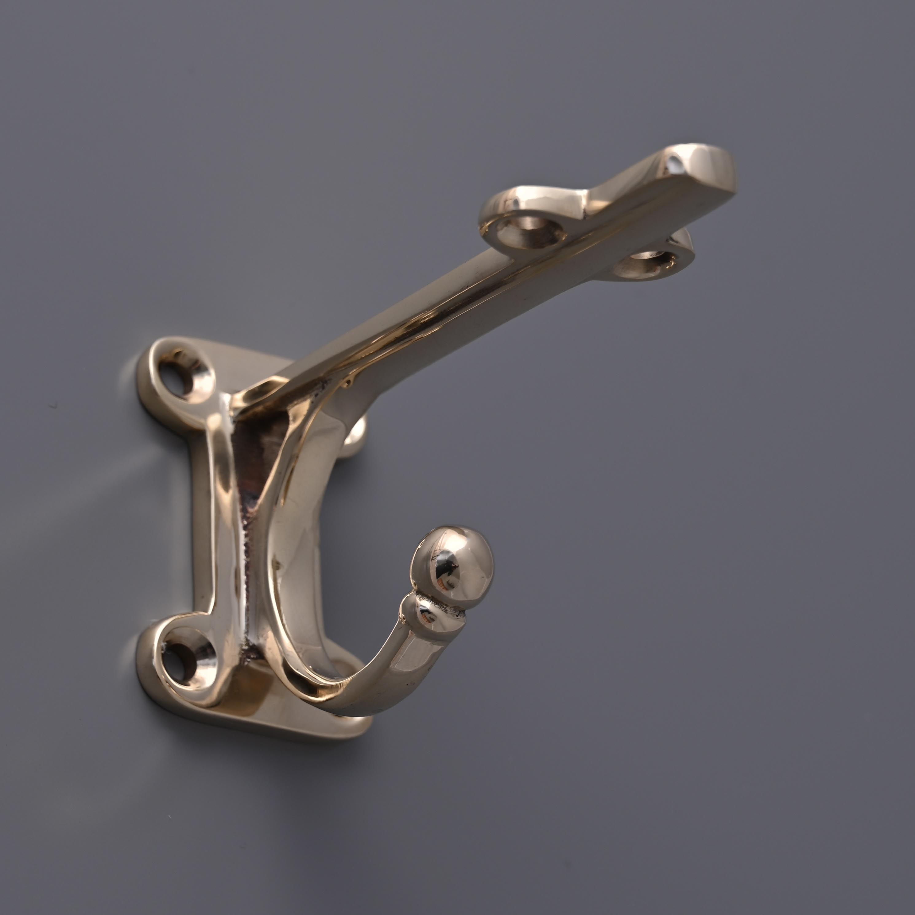 4 Inch Chiltern Brass Shelf Bracket-4 - 6" Shelf Brackets-Yester Home