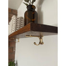 4 Inch Chiltern Brass Shelf Bracket-4 - 6" Shelf Brackets-Yester Home