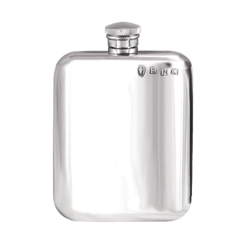 4oz Pewter Hip Flask-Hip Flasks - Pewter-Yester Home