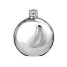 4oz Round Pewter Hip Flask-Hip Flasks - Pewter-Yester Home