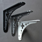 5 x 4 Inch Gothic Cast Iron Shelf Bracket-4 - 6" Shelf Brackets-Yester Home