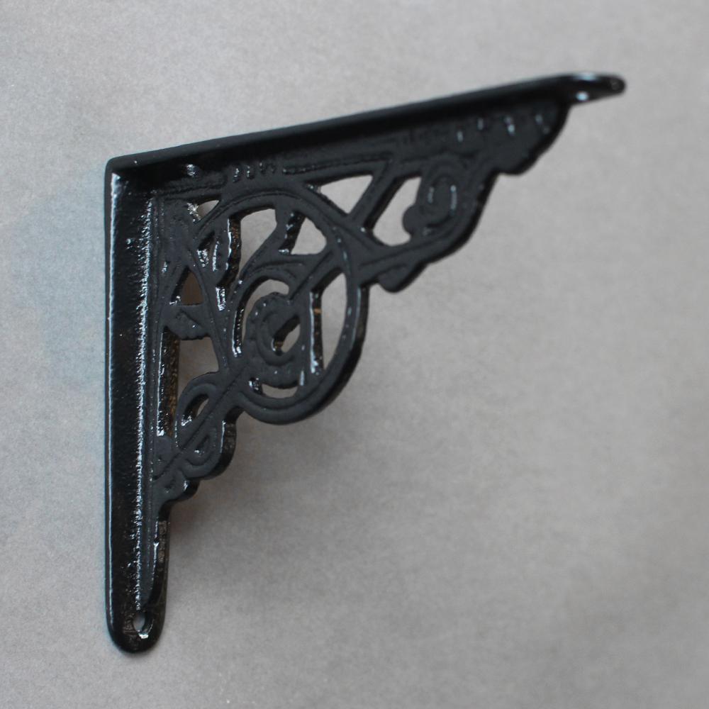 5 x 4 Inch Kenrick Cast Iron Shelf Bracket-4 - 6" Shelf Brackets-Yester Home