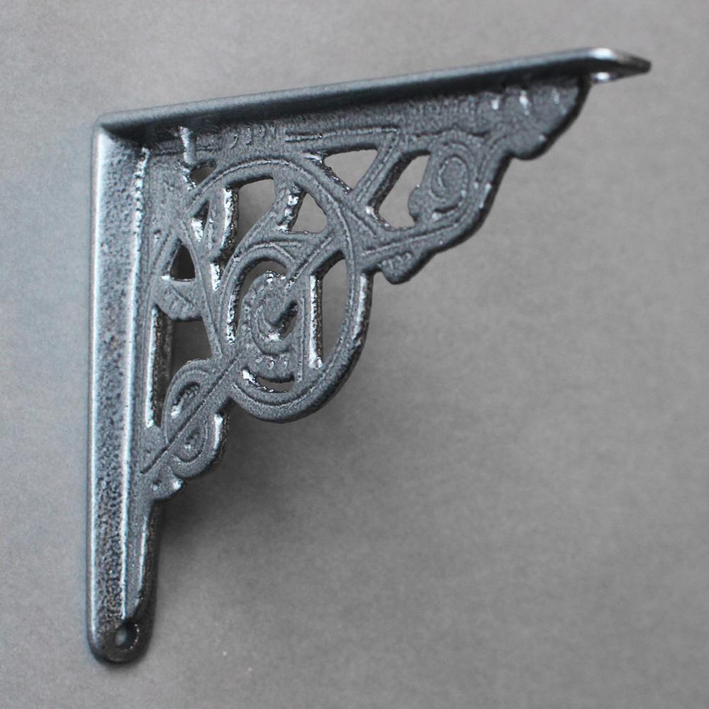 5 x 4 Inch Kenrick Cast Iron Shelf Bracket-4 - 6" Shelf Brackets-Yester Home
