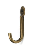 Traditional Coat Hook - Burnished Brass