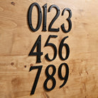 6" Black Cast Iron House Numbers - House Numbers - Stone The Crows - Yester Home