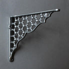 6 x 5 Inch Honeycomb Cast Iron Shelf Bracket-4 - 6" Shelf Brackets-Yester Home