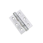 CE7 Mild Steel BB Butt Hinge - Satin Chrome - Hinges - Spira Brass - Yester Home
