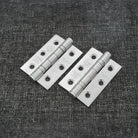 CE7 Mild Steel BB Butt Hinge - Satin Chrome - Hinges - Spira Brass - Yester Home
