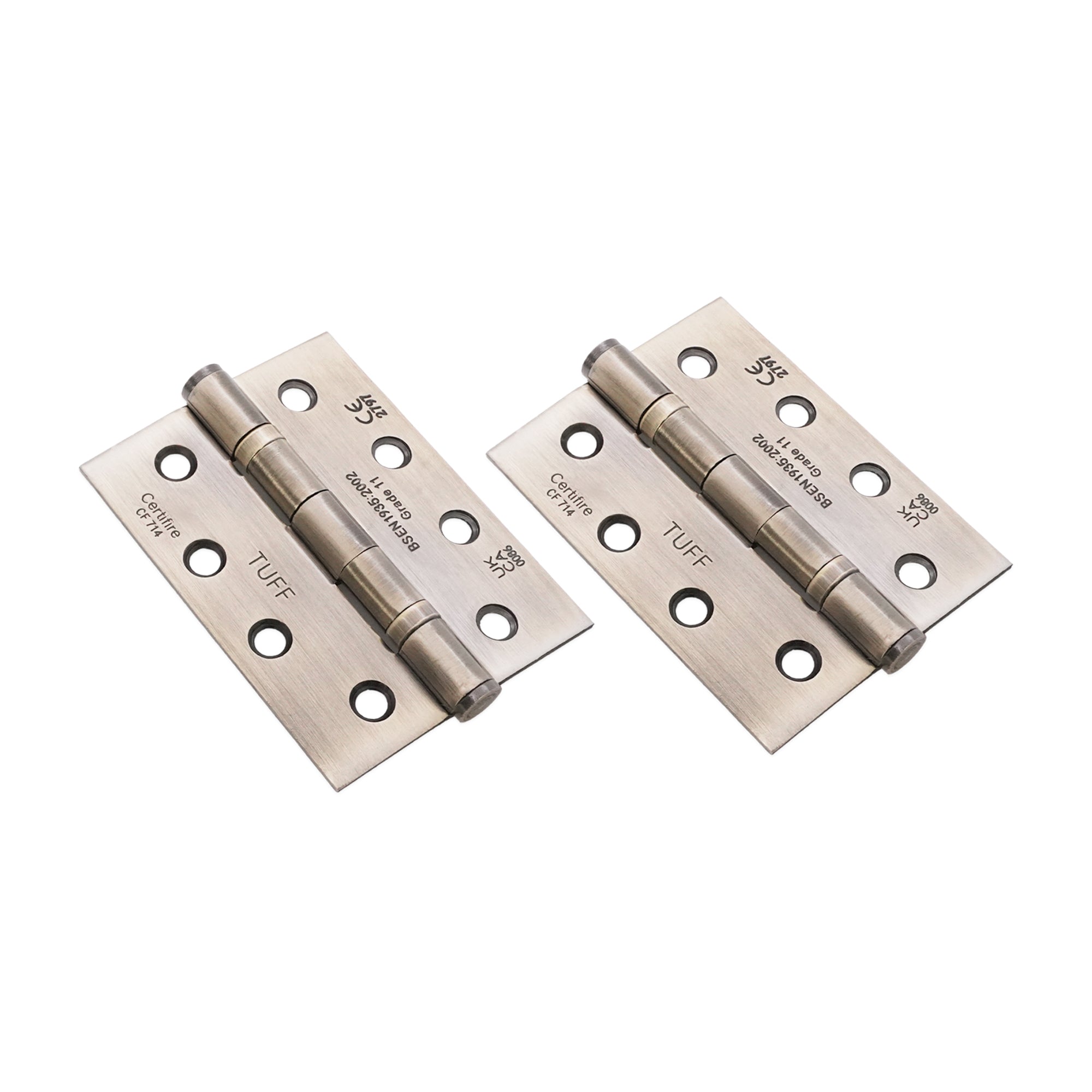CE11 Mild Steel BB Butt Hinge - Aged Brass - Hinges - Spira Brass - Yester Home