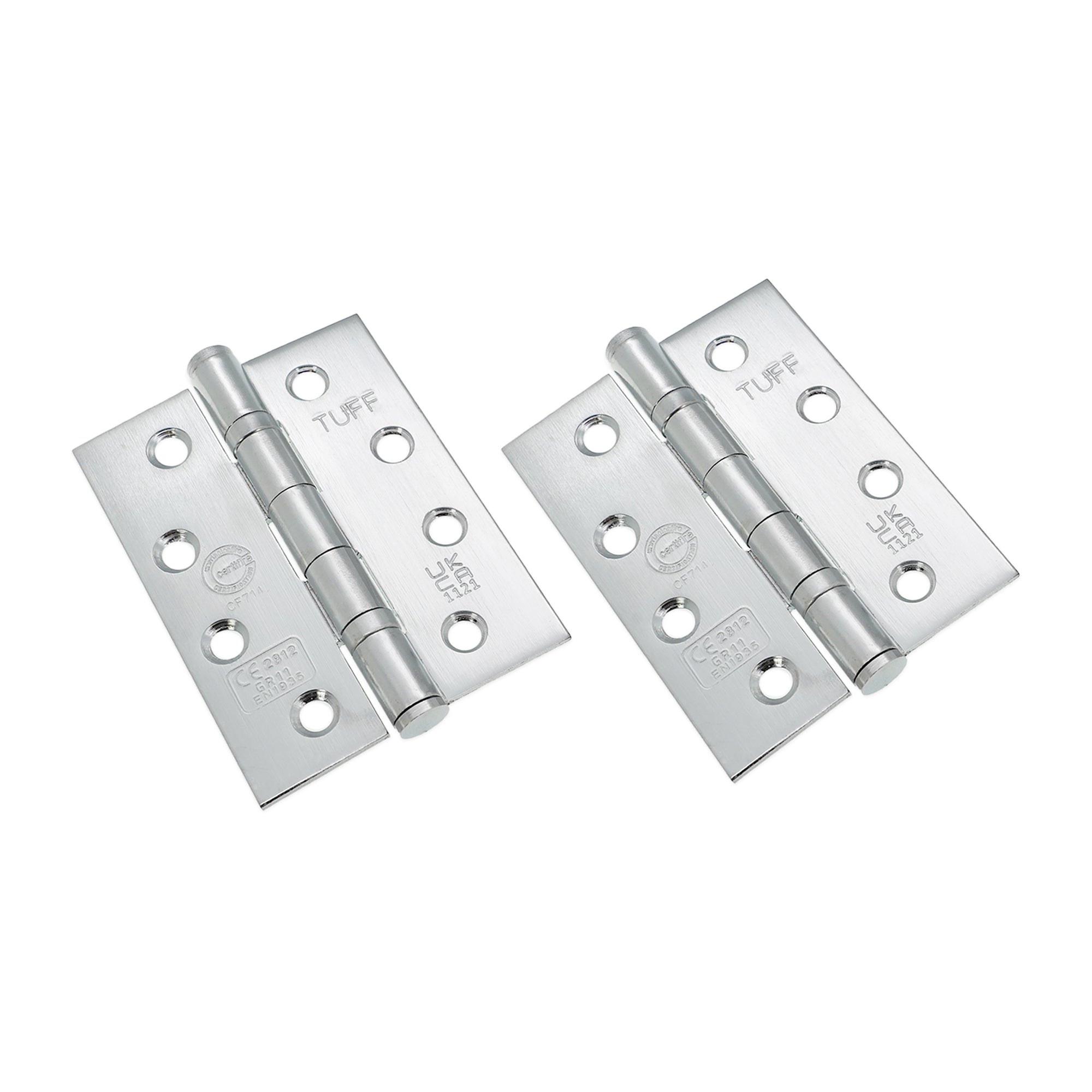 CE11 Mild Steel BB Butt Hinge - Satin Chrome - Hinges - Spira Brass - Yester Home