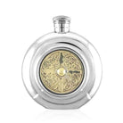 6oz Celtic Golden Kell Pewter Hip Flask-Hip Flasks - Pewter-Yester Home