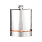 6oz Celtic Rose Pewter Hip Flask-Hip Flasks - Pewter-Yester Home