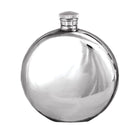 6oz Round Pewter Hip Flask-Hip Flasks - Pewter-Yester Home