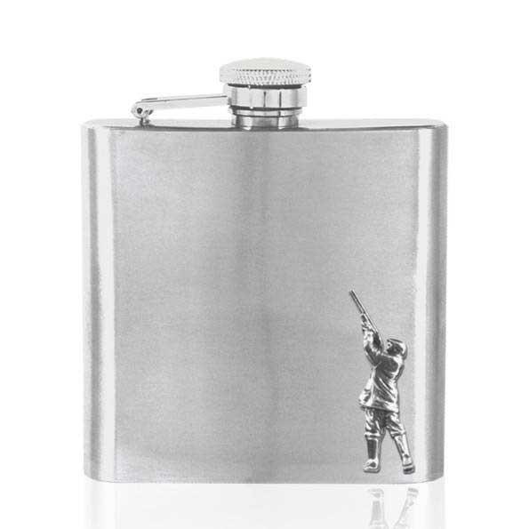 Shoots Lab Flask 6oz Shooting Stainless Steel Hip Flask β Yester Home