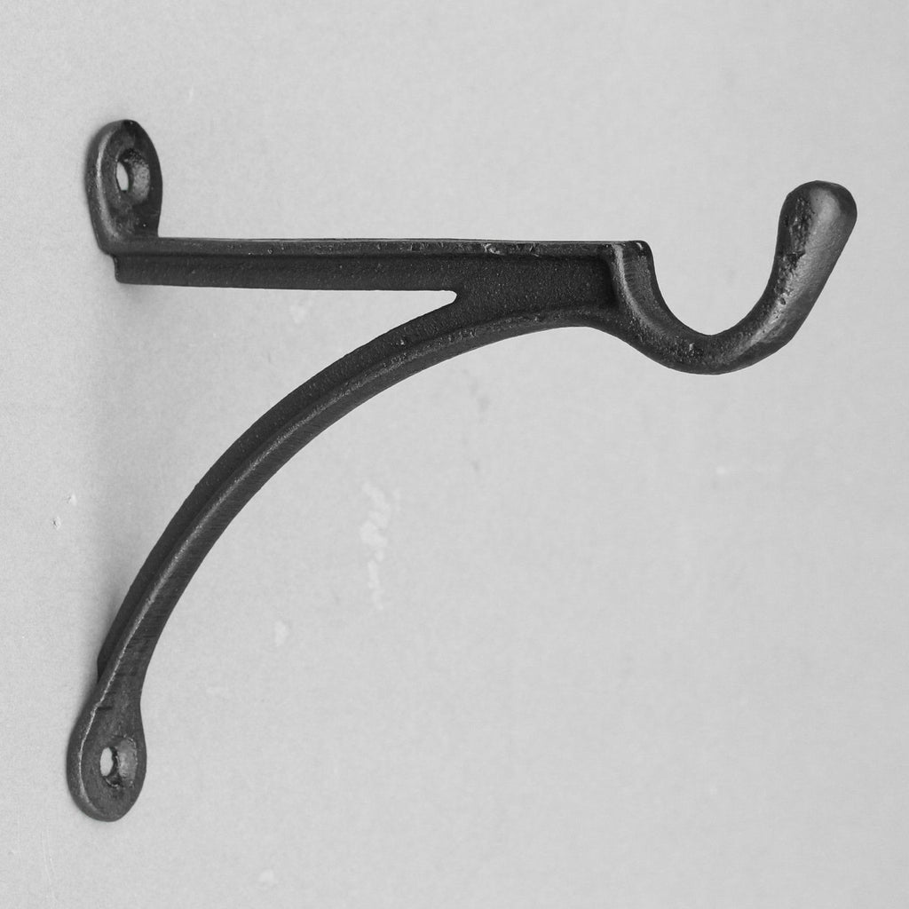 7 & 10 Inch Cast Iron Hanging Hook Bracket-Hanging Basket Brackets-Yester Home