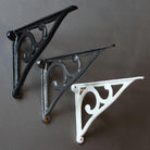 8 Inch Art Deco Cast Iron Shelf Bracket-7 - 8" Shelf Brackets-Yester Home