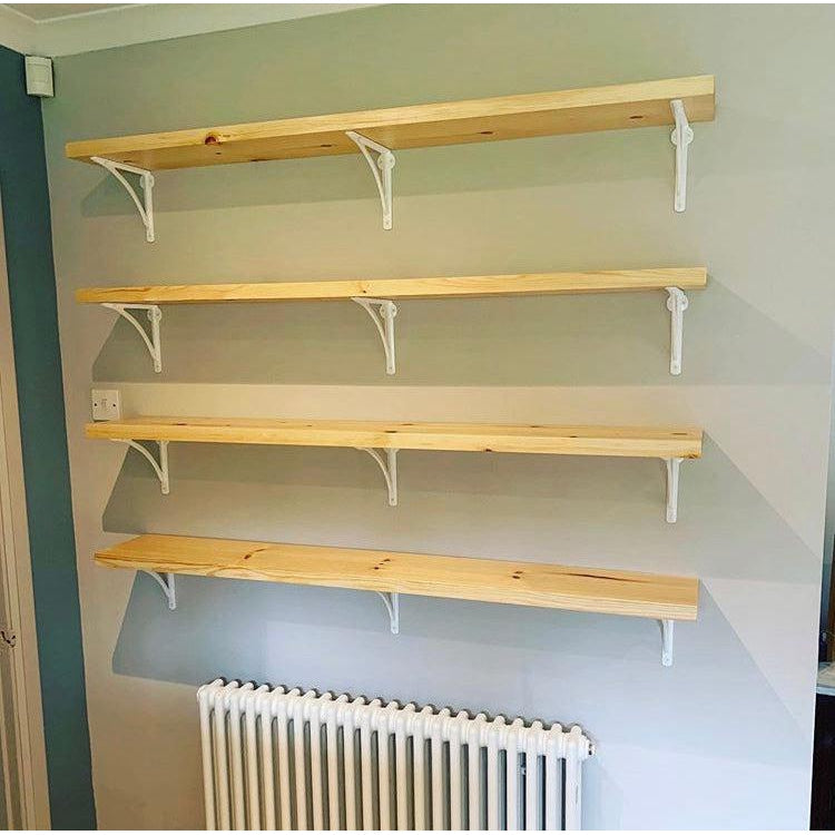 8 Inch Ironbridge Cast Iron Shelf Bracket-7 - 8" Shelf Brackets-Yester Home