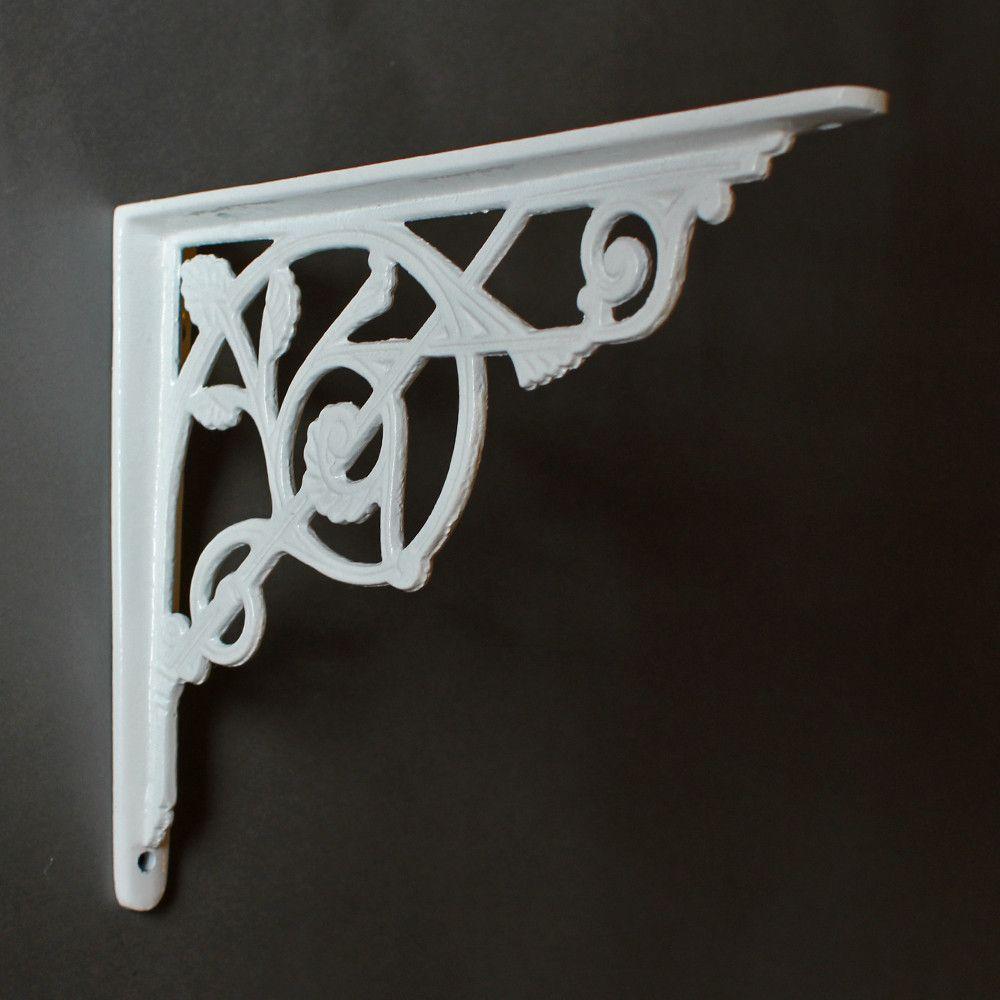 8 x 10 Inch Kenrick Cast Iron Shelf Shelf Bracket-9 - 10" Shelf Brackets-Yester Home