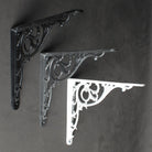 8 x 10 Inch Majestic Cast Iron Shelf Bracket-9 - 10" Shelf Brackets-Yester Home