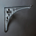 8 x 7 Inch Gothic Cast Iron Shelf Bracket-7 - 8" Shelf Brackets-Yester Home