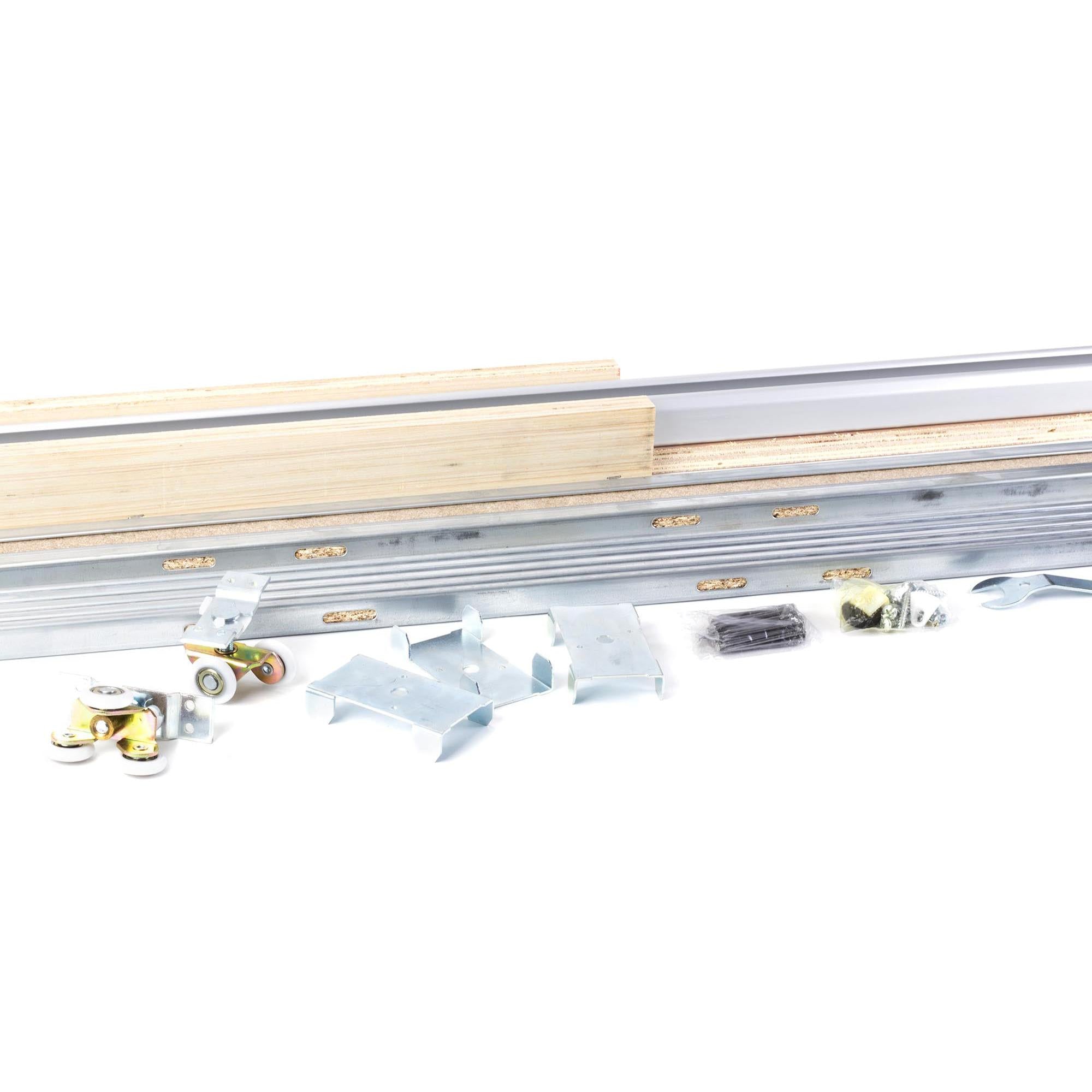90kg Pocket Door Kit 2400mm x 1200mm (35 - 44mm Doors) | From The Anvil - Pocket Door Hardware - From The Anvil - Yester Home