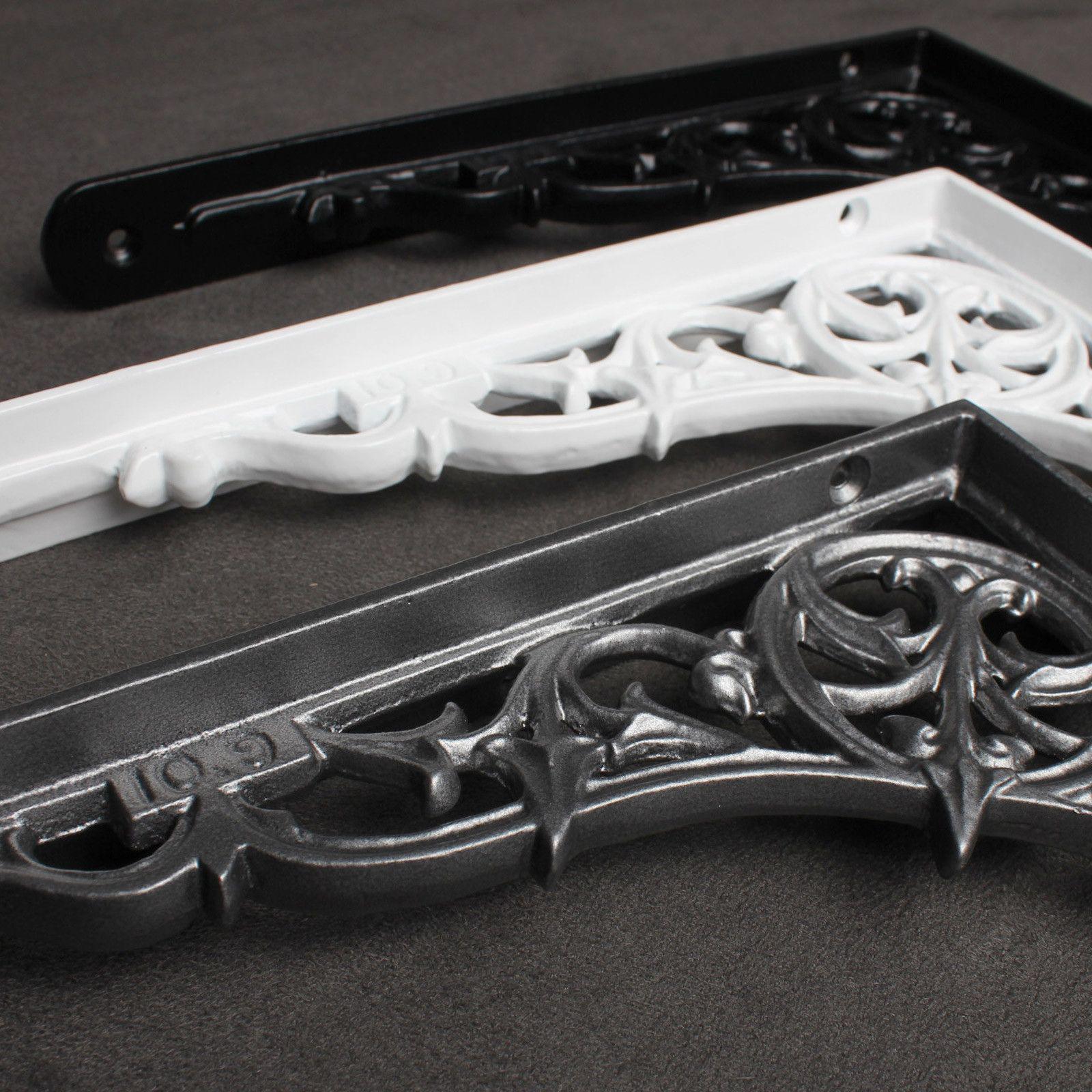 9.5 x 9 Inch Centre Point Cast Iron Shelf Bracket-9 - 10" Shelf Brackets-Yester Home