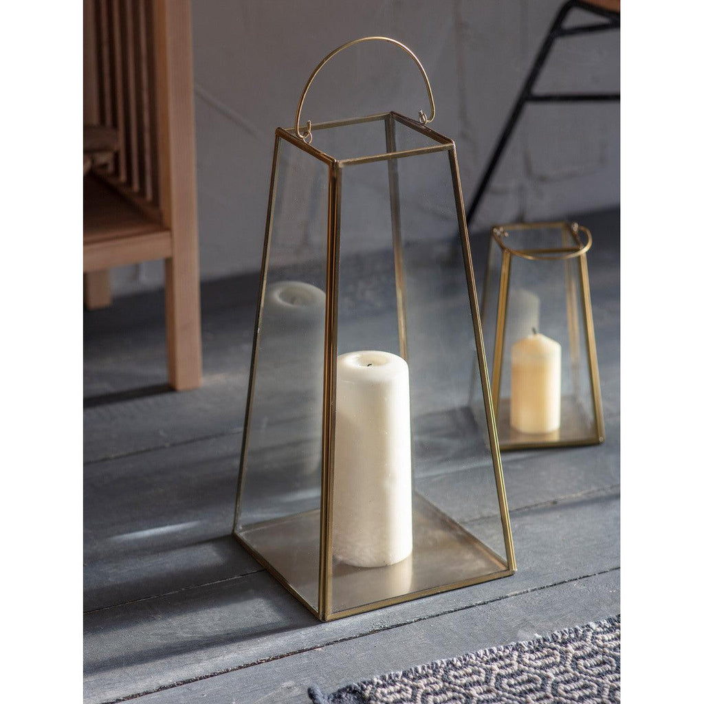 Ablington Lantern | Large | Antique Brass-Lanterns-Yester Home