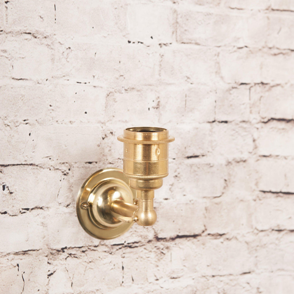 Adjustable Period Brass Wall Light-Wall Lights-Yester Home