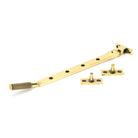 Aged Brass 10" Brompton Stay | From The Anvil-Stays-Yester Home