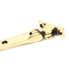 Aged Brass 10" Hammered Newbury Stay | From The Anvil-Stays-Yester Home