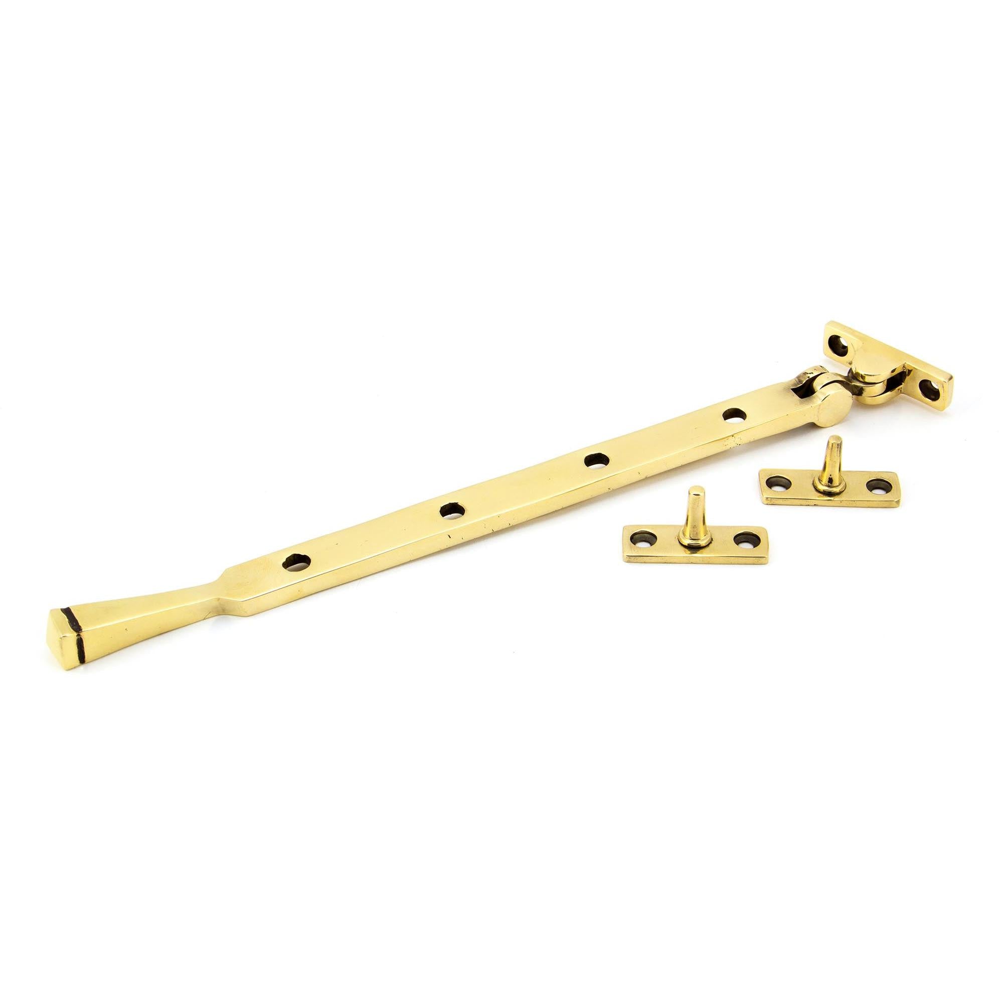 Aged Brass 12" Avon Stay | From The Anvil - Stays - From The Anvil - Yester Home