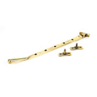 Aged Brass 12" Newbury Stay | From The Anvil - Stays - From The Anvil - Yester Home