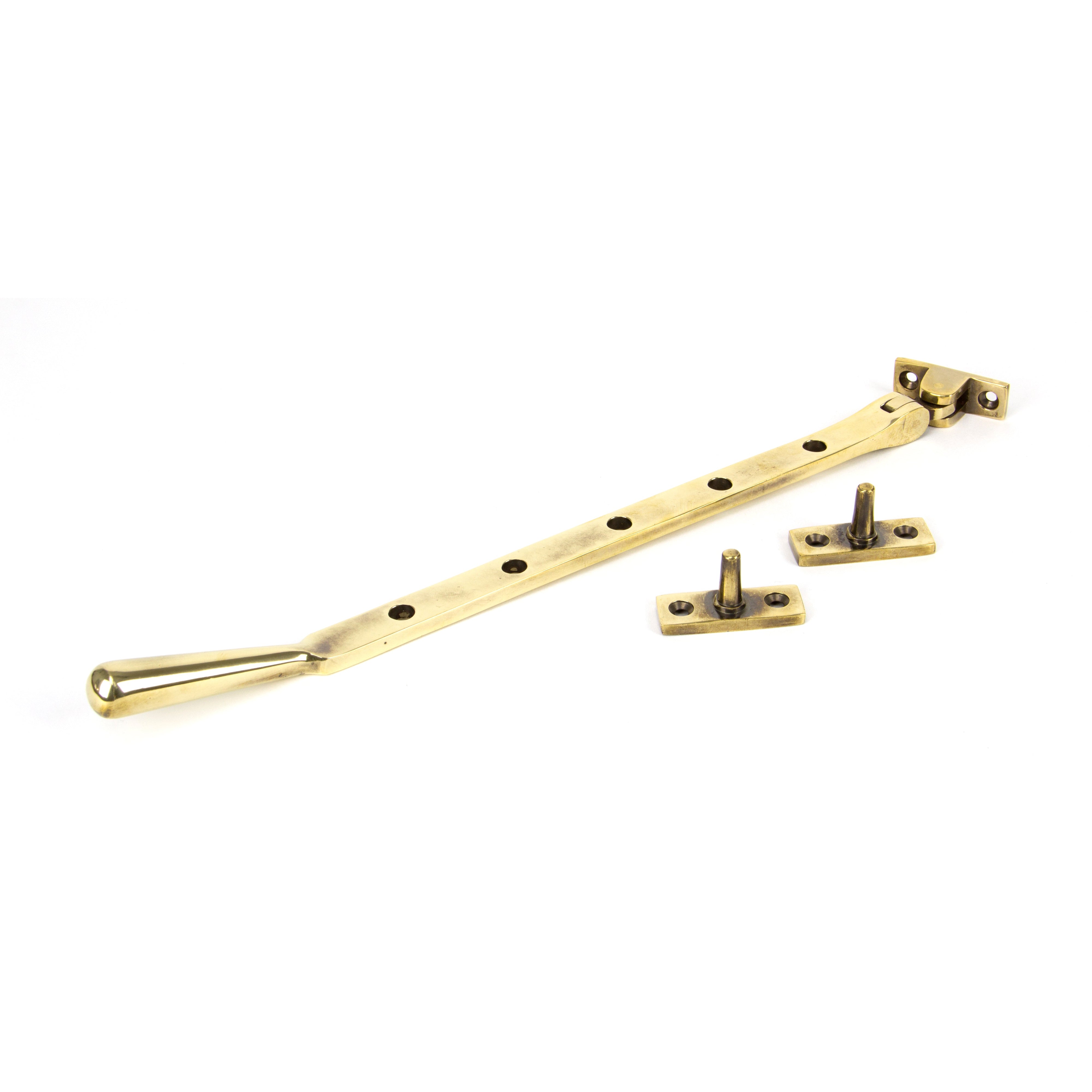 Aged Brass 12" Newbury Stay | From The Anvil-Stays-Yester Home