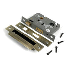 Aged Brass 2½" Euro Profile Sash Lock - Euro Locks - From The Anvil - Yester Home