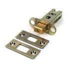 Aged Brass 2½" Heavy Duty Tubular Deadbolt - Deadlocks & Deadbolts - From The Anvil - Yester Home