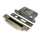 Aged Brass 3" 5 Lever BS Sash Lock - Sash Locks - From The Anvil - Yester Home