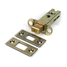 Aged Brass 3" Heavy Duty Tubular Deadbolt - Deadlocks & Deadbolts - From The Anvil - Yester Home