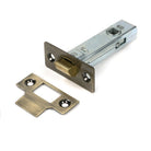 Aged Brass 3" Tubular Mortice Latch - Latches - From The Anvil - Yester Home