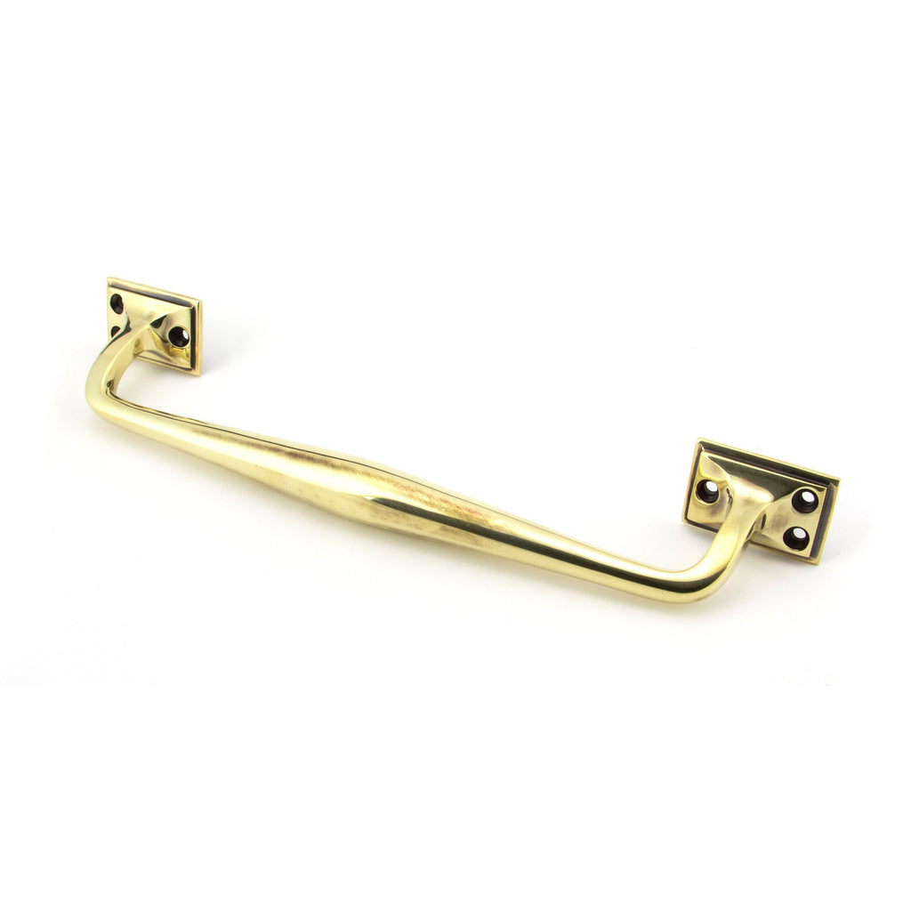 Aged Brass 300mm Art Deco Pull Handle | From The Anvil-Pull Handles-Yester Home