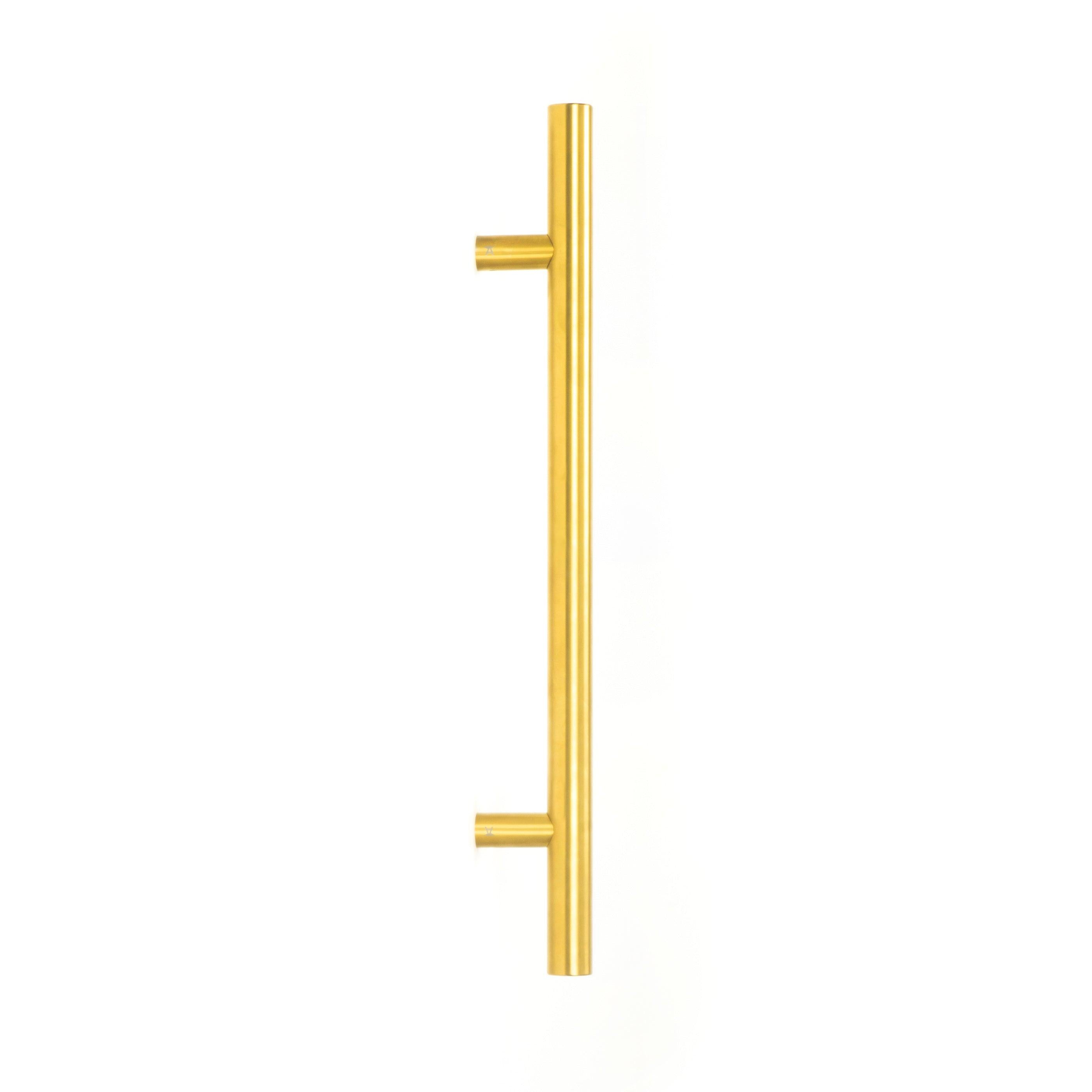 Aged Brass (316) 0.6m T Bar Handle B2B 32mm Ø | From The Anvil - Door Pull Handles - From The Anvil - Yester Home