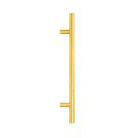Aged Brass (316) 0.6m T Bar Handle Secret Fix 32mm Ø | From The Anvil - Door Pull Handles - From The Anvil - Yester Home