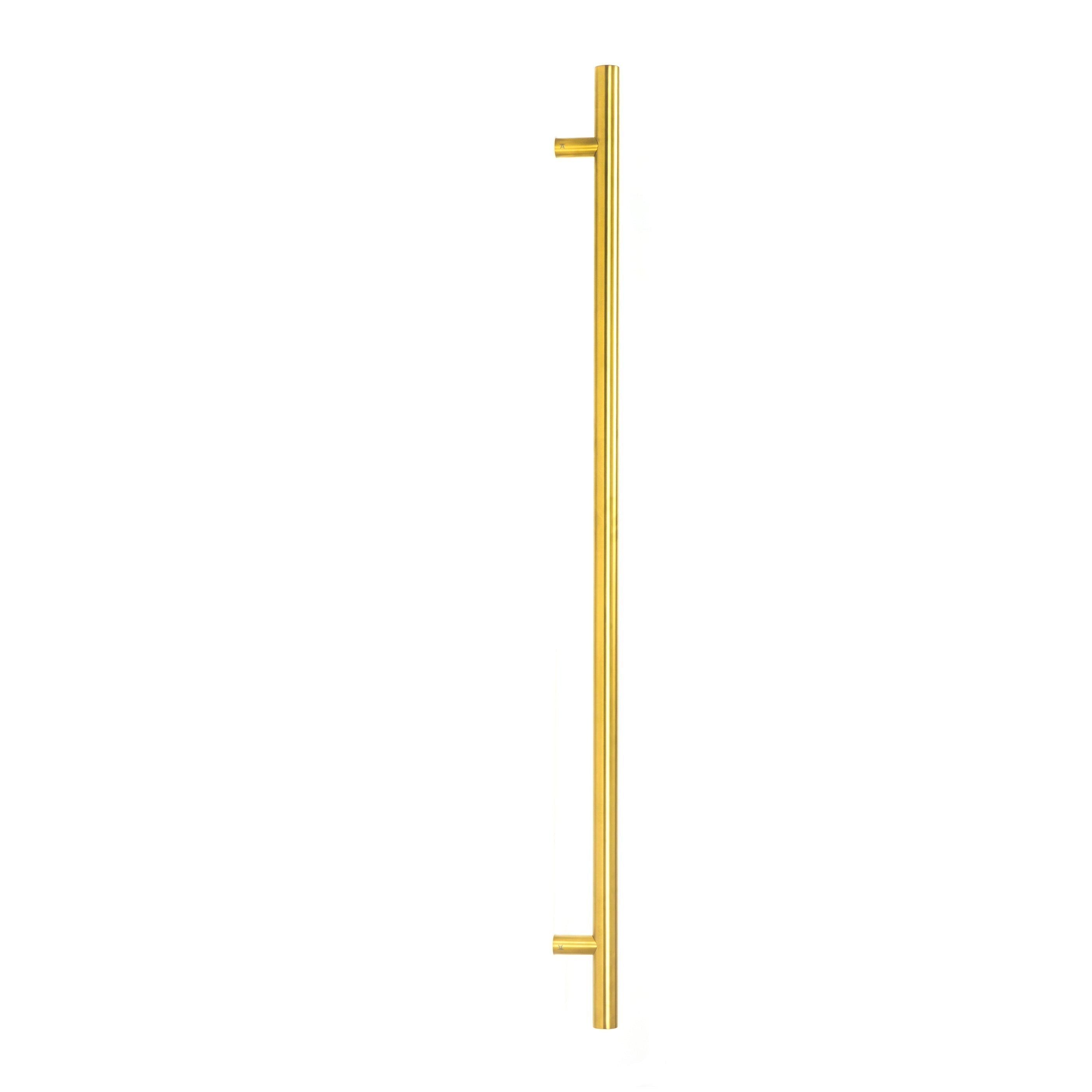 Aged Brass (316) 1.2m T Bar Handle Bolt Fix 32mm Ø | From The Anvil-Pull Handles-Yester Home