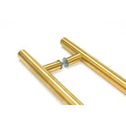 Aged Brass (316) 1.5m T Bar Handle B2B 32mm Ø | From The Anvil-Pull Handles-Yester Home